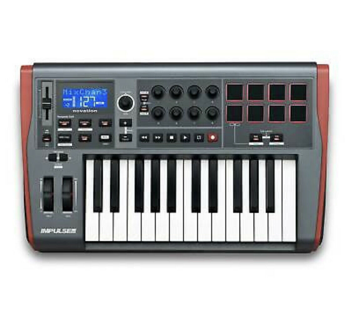 Novation IMPULSE 25 Ableton Live 25-Key MIDI USB Keyboard Controller‼️‼️〽️ - Fresh Stock Dated December 2025