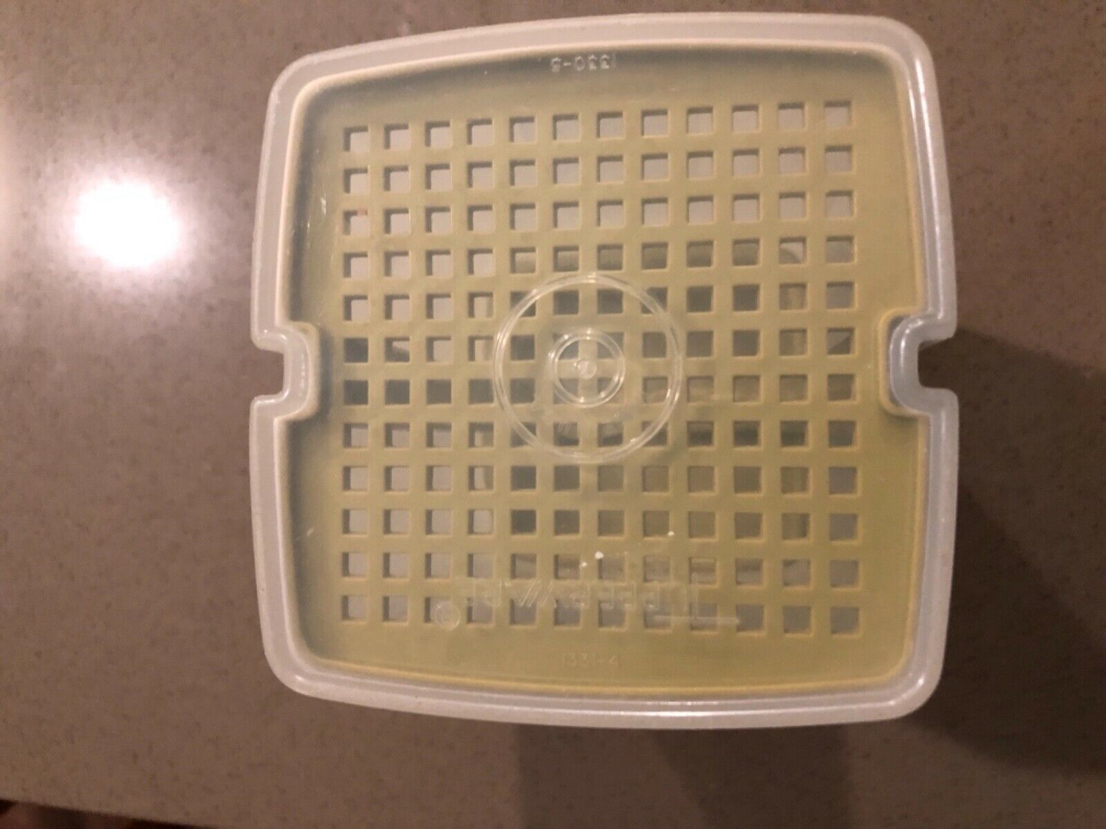 Vintage Tupperware Pickle keeper avocado green - Fresh Stock Dated February 2026