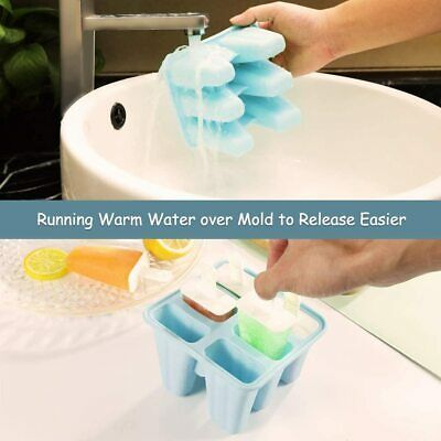 Molde De Silicona Para Helados Hacer Con 50 Palitos Maquina 6 Orificios Bandeja - Fresh Stock Dated February 2026