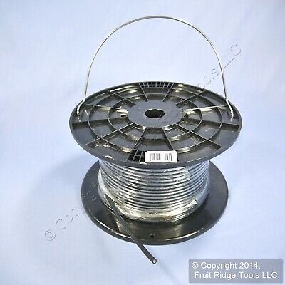 Leviton Black RG-59 250-Feet Coax Cable Wire in Spool W3409-250 - Fresh Stock Dated December 2025