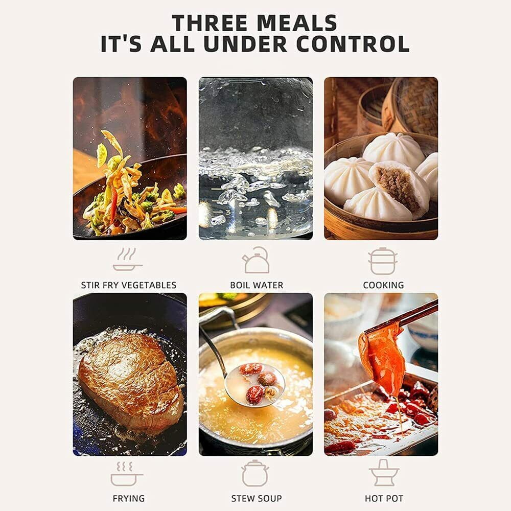 Portable Kitchen Electric Induction Cooktop 2200W Stove Hotplate Cooker US Stock - Fresh Stock Dated February 2026