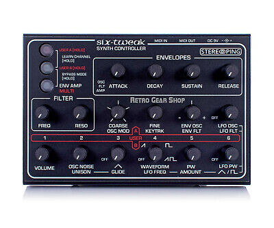 Stereoping CE-1 SixTweak Midi Controller Sequential Circuits SCI SixTrak Vintage - Fresh Stock Dated December 2025