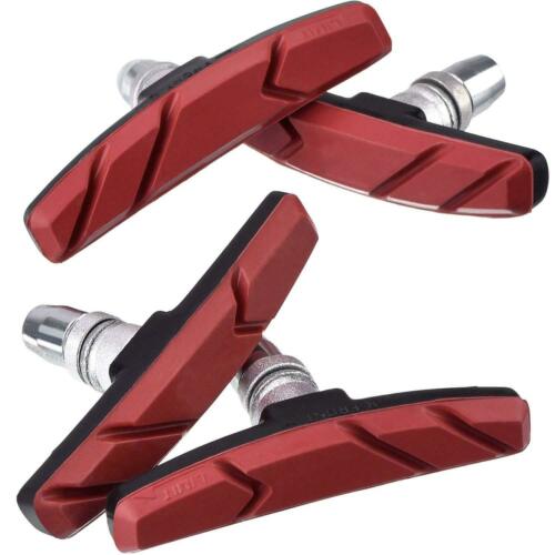 2PCS Bicycle Brake Pads Bike V Brake Holder Pads Shoes Blocks Friction Rim Brake - Fresh Stock Dated December 2025