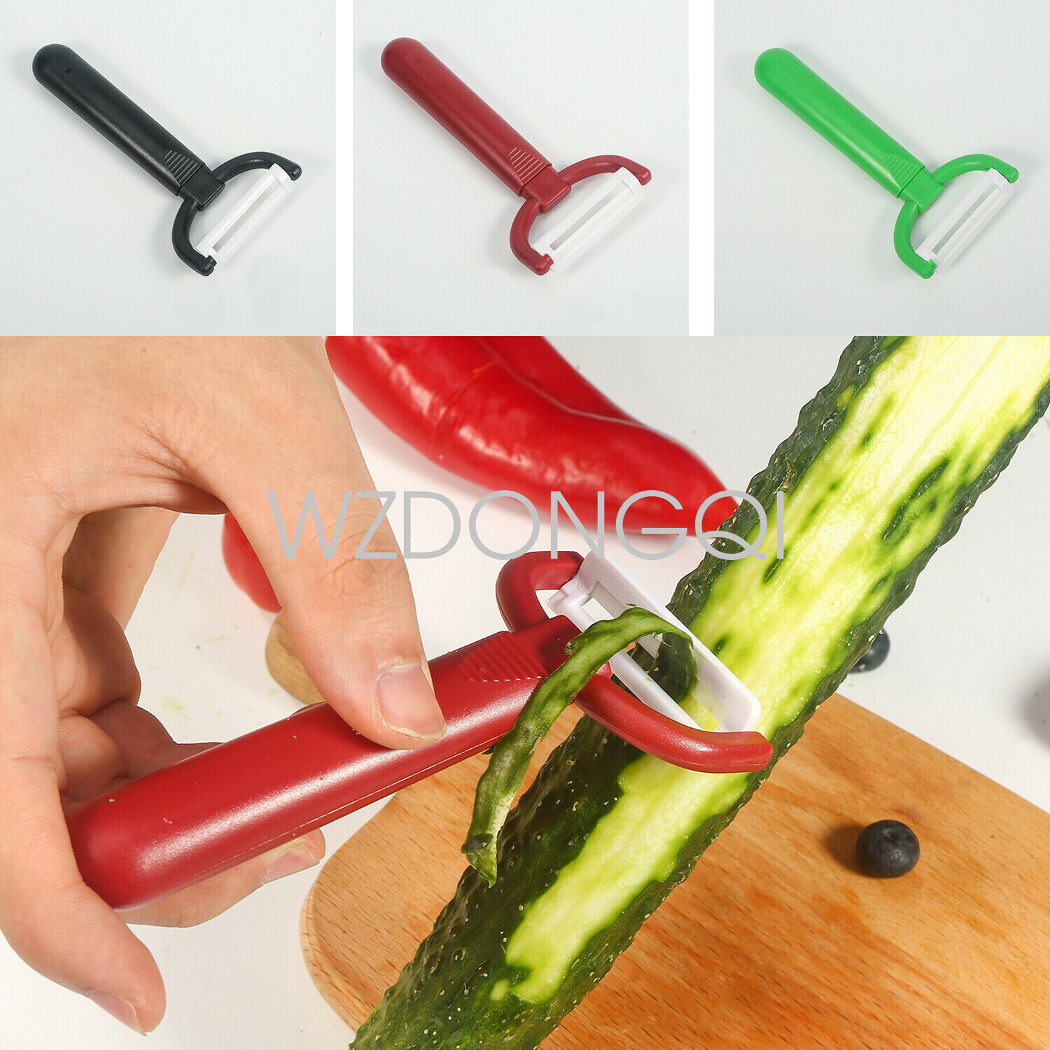 Ceramic Knife Kitchen Knife Non-Stick Peeler Knife Set Meat Fruit Vegetable - Fresh Stock Dated February 2026