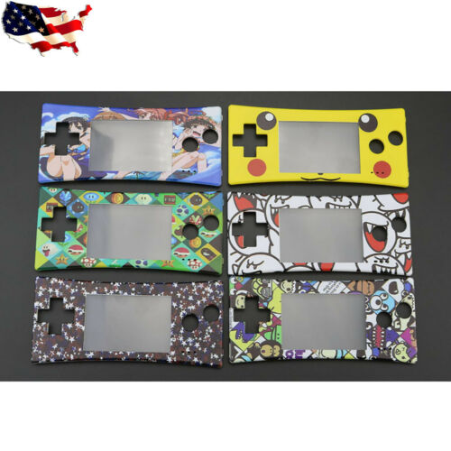 For Nintendo Game Boy Micro GBM Console Faceplate Front Shell Cover Replacement - Fresh Stock Dated February 2026