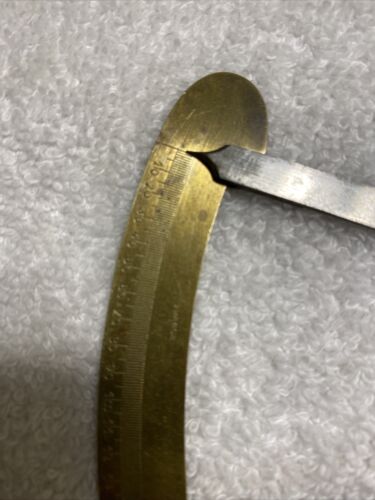 Vintage French Watchmaker Gauge Brass/Steel Arrow - Fresh Stock Dated December 2025