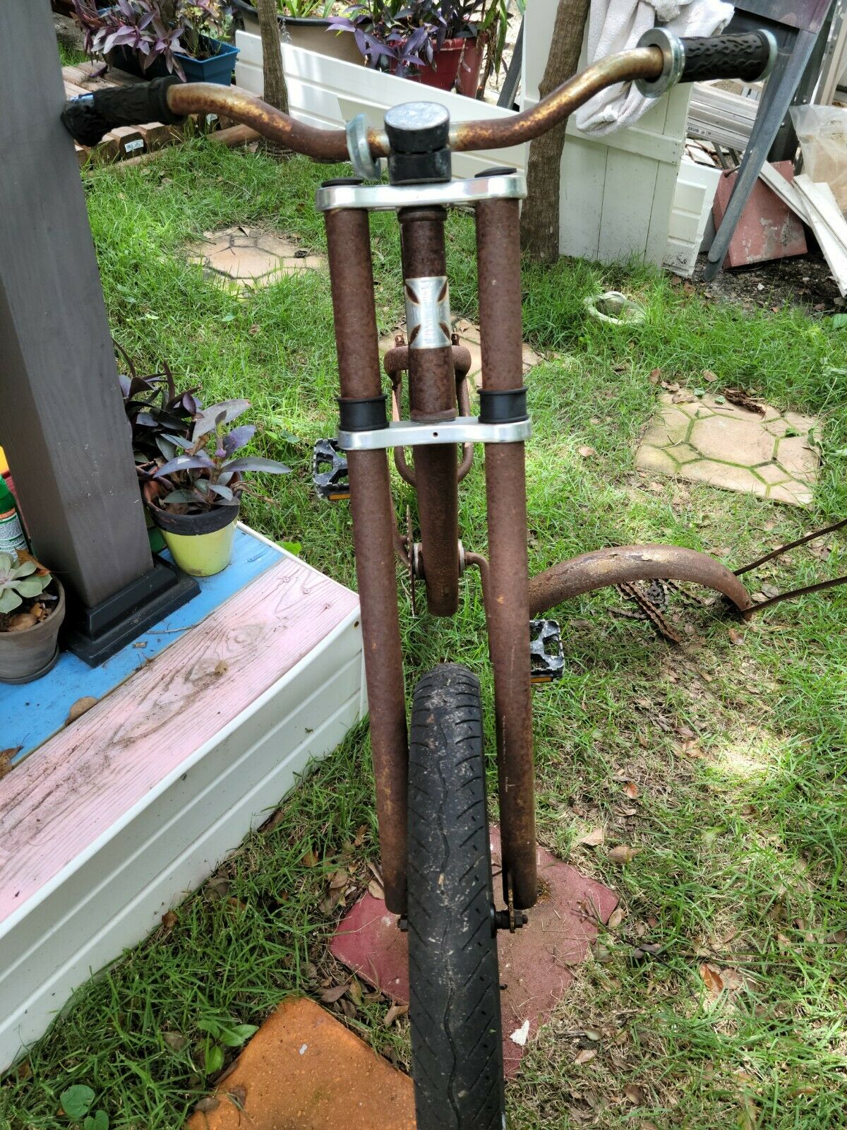 BIKE WEST COAST CHOPPERS RAT ROD THEMED PATINA RUST LOCATED IN HOLIDAY 34691 NR - Fresh Stock Dated January 2026