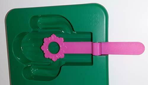 Cactus Shaped Ice Pop Molds-2 sets Makes 6 Frozen Juice Snacks Homemade Treats - Fresh Stock Dated February 2026
