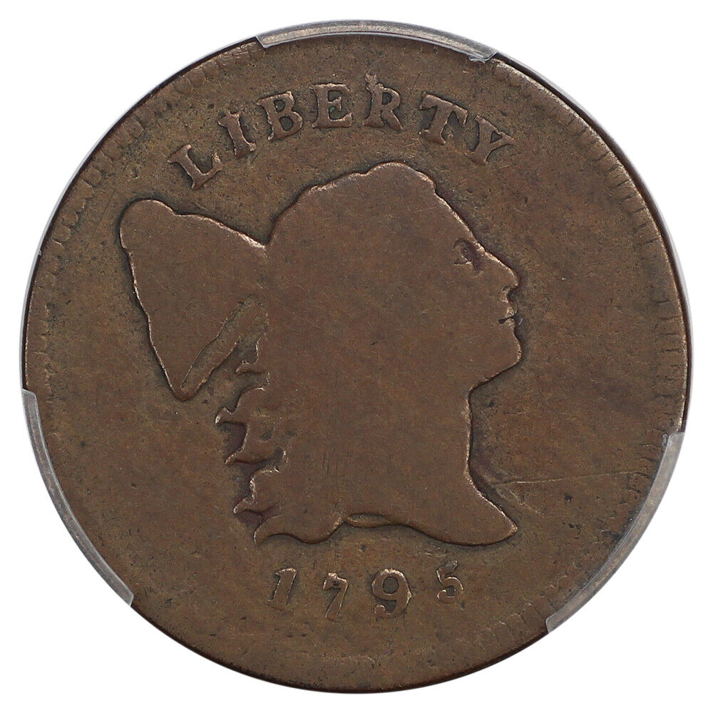 1795 1/2C PCGS/CAC VG8 (C-3, PE, Punctuated Date) ex: Furnace Run - Fresh Stock Dated December 2025