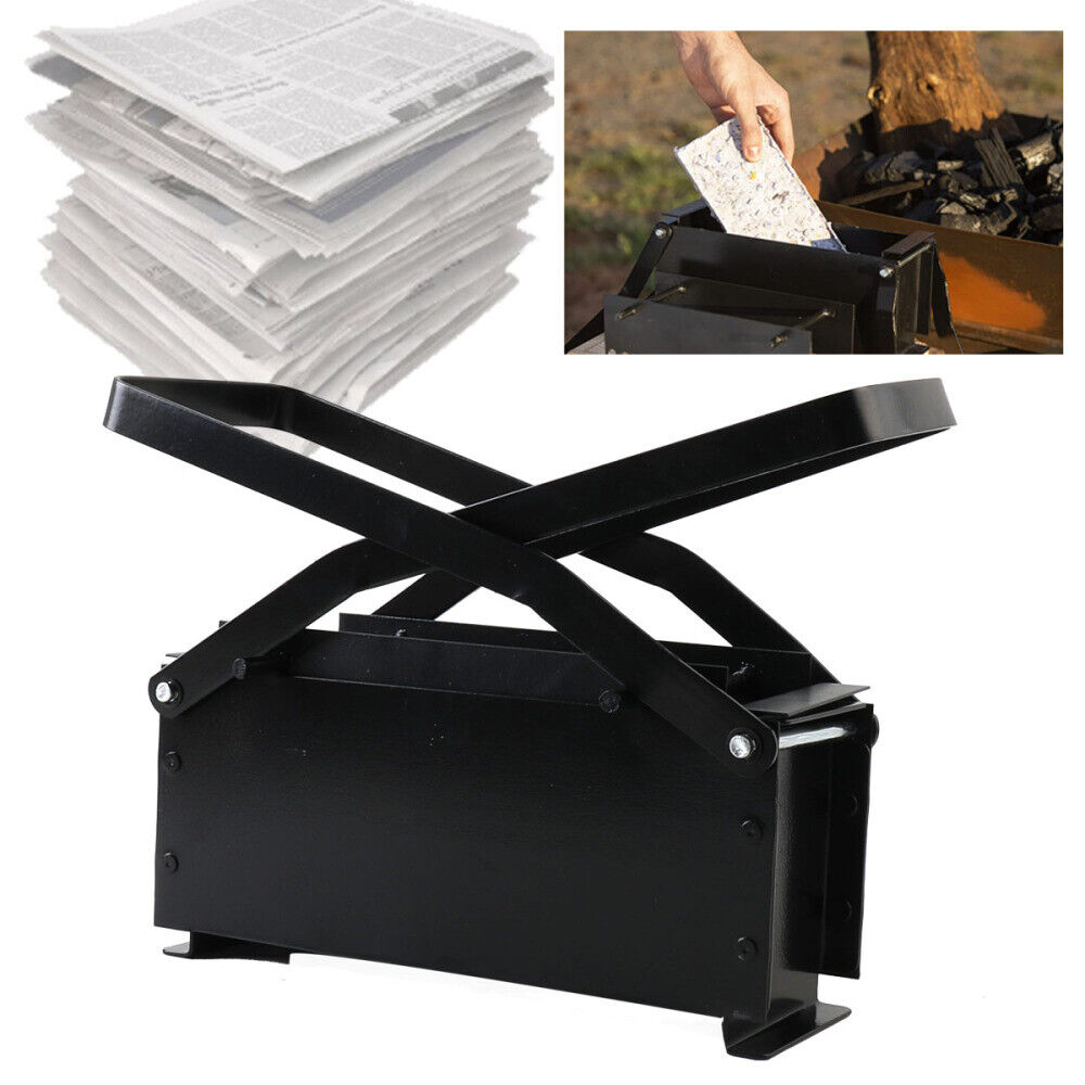 Paper Log Briquette Maker Recycle Brick Block Eco Newspaper Cutting Tools Supply - Fresh Stock Dated January 2026