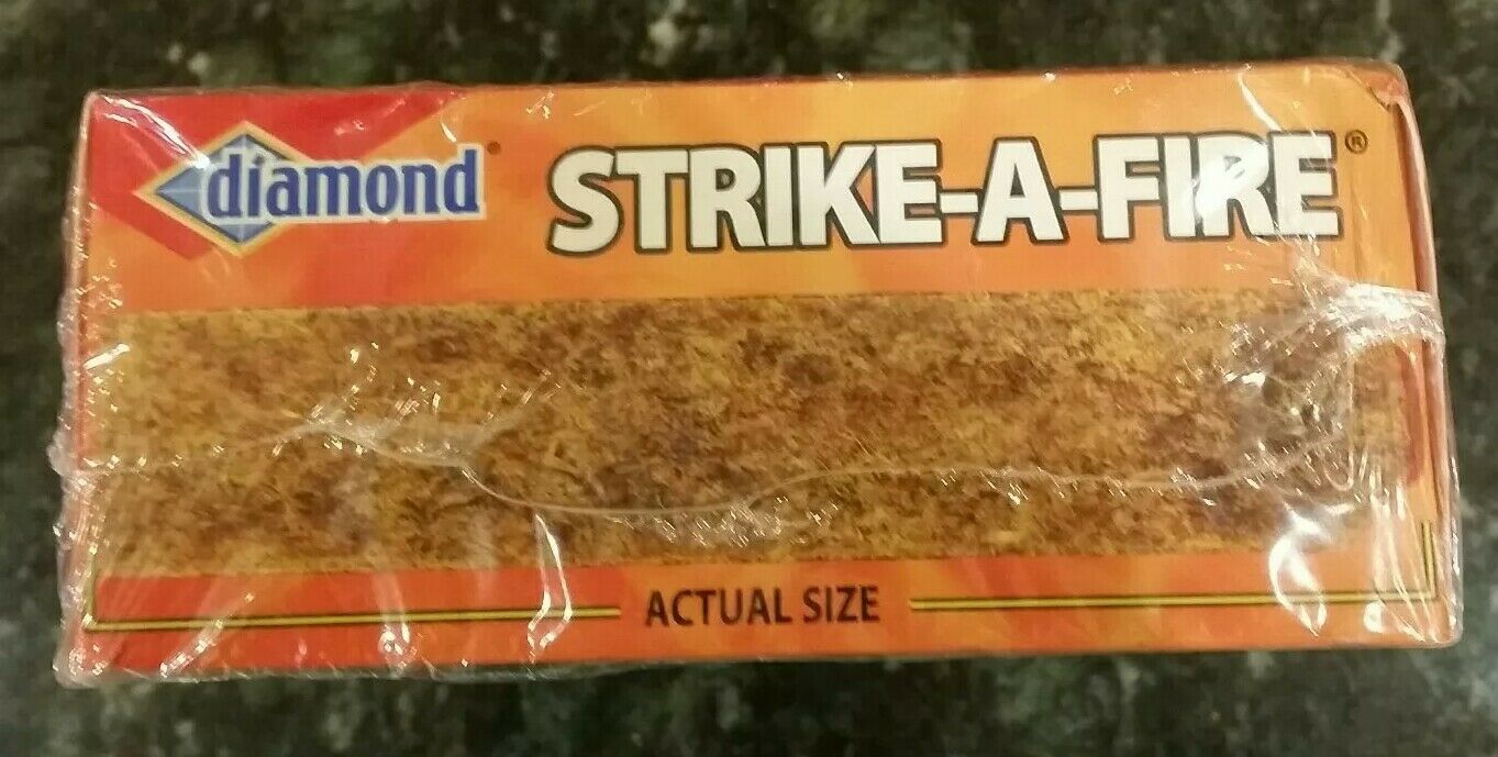 Diamond Strike A Fire Starters 48 Ct Strikes Like Match LOKKII ZIP NEW NIB - Fresh Stock Dated December 2025