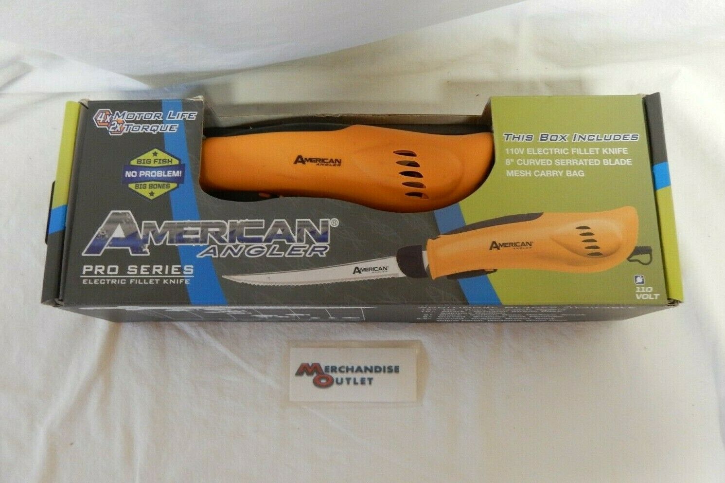 American Angler Pro Series Electric Fillet Knife - Fresh Stock Dated January 2026