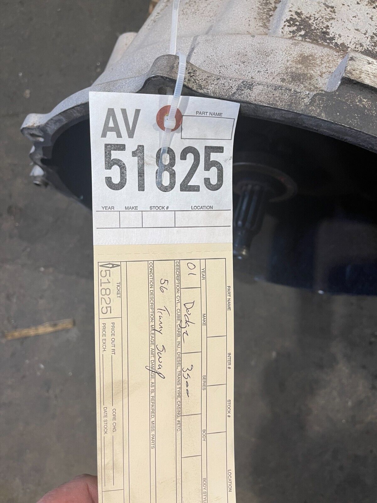 1998-2002 Dodge Ram 3500 5.9L Cummins 24 manual transmission conversion  av51825 - Fresh Stock Dated December 2025