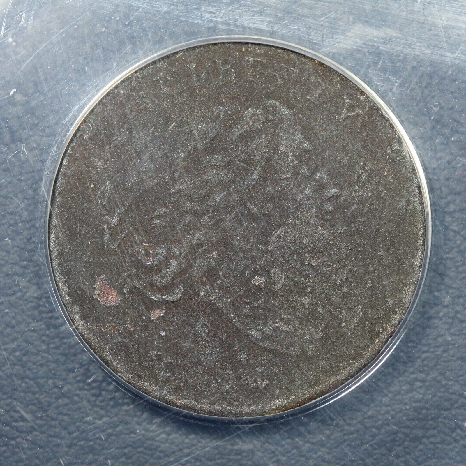 1794 Liberty Cap Copper Half Cent ANACS F 12 Details - Heavily Corroded - Fresh Stock Dated December 2025