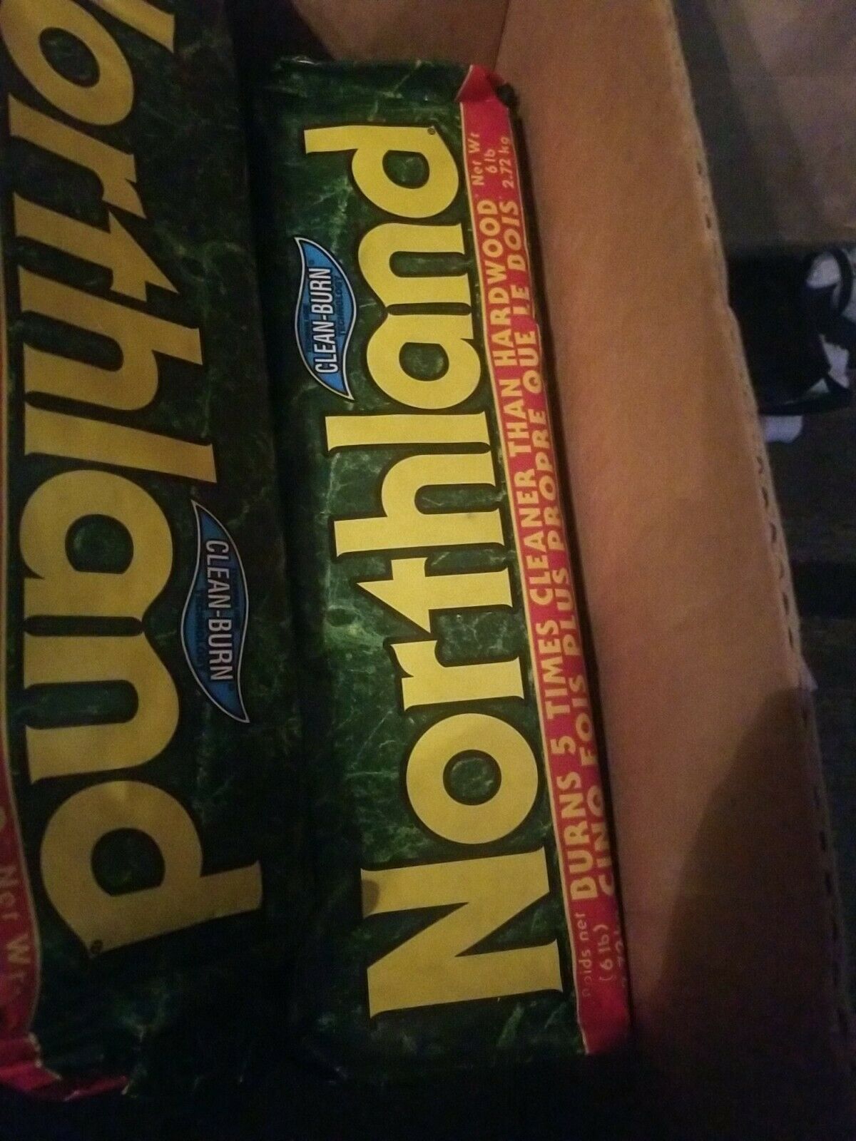 Lot of 6 Northland Clean Burning Logs Chimney cleaning logs - Fresh Stock Dated December 2025