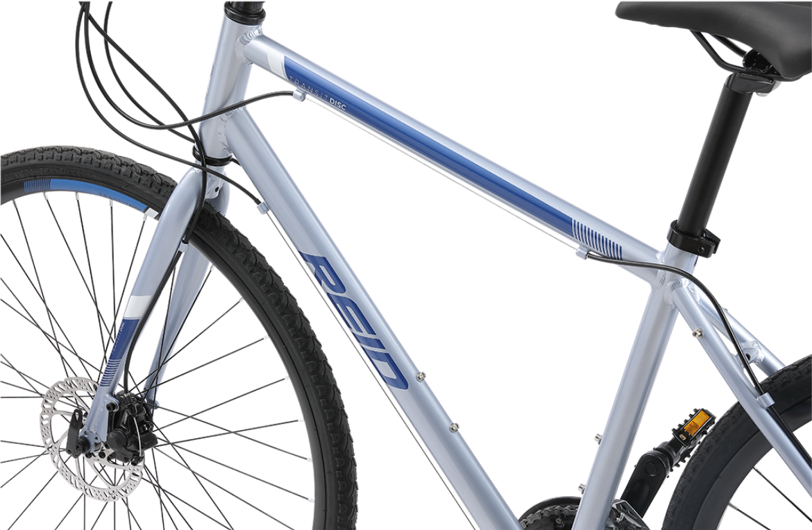 Reid Transit Disc (Grey) 54cm XL Frame 21 Speed, 700c Commuter Bicycle - Fresh Stock Dated December 2025