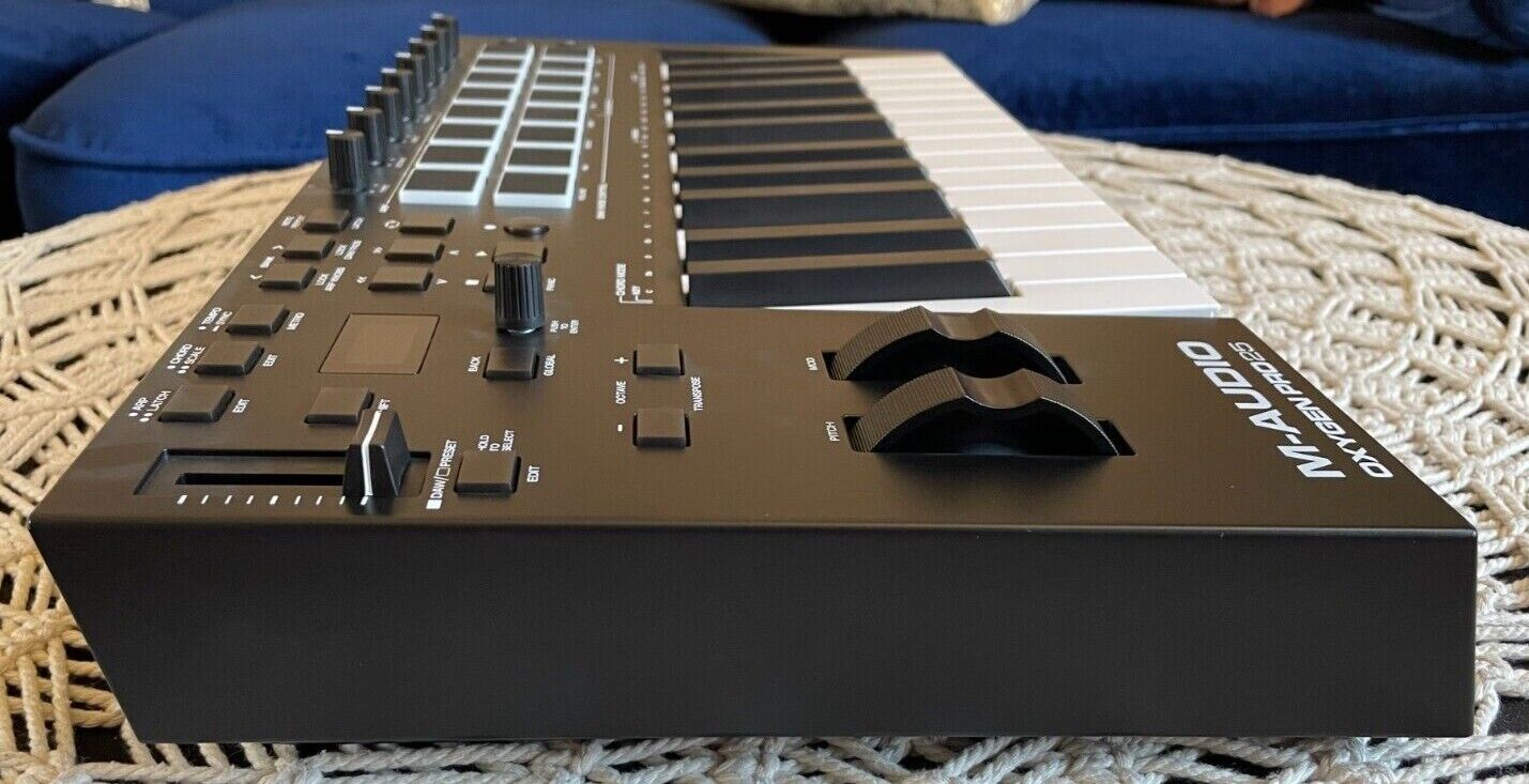 M-Audio Oxygen Pro 25 25-Key USB Powered MIDI DAW Controller Keyboard w/16 Pads - Fresh Stock Dated December 2025