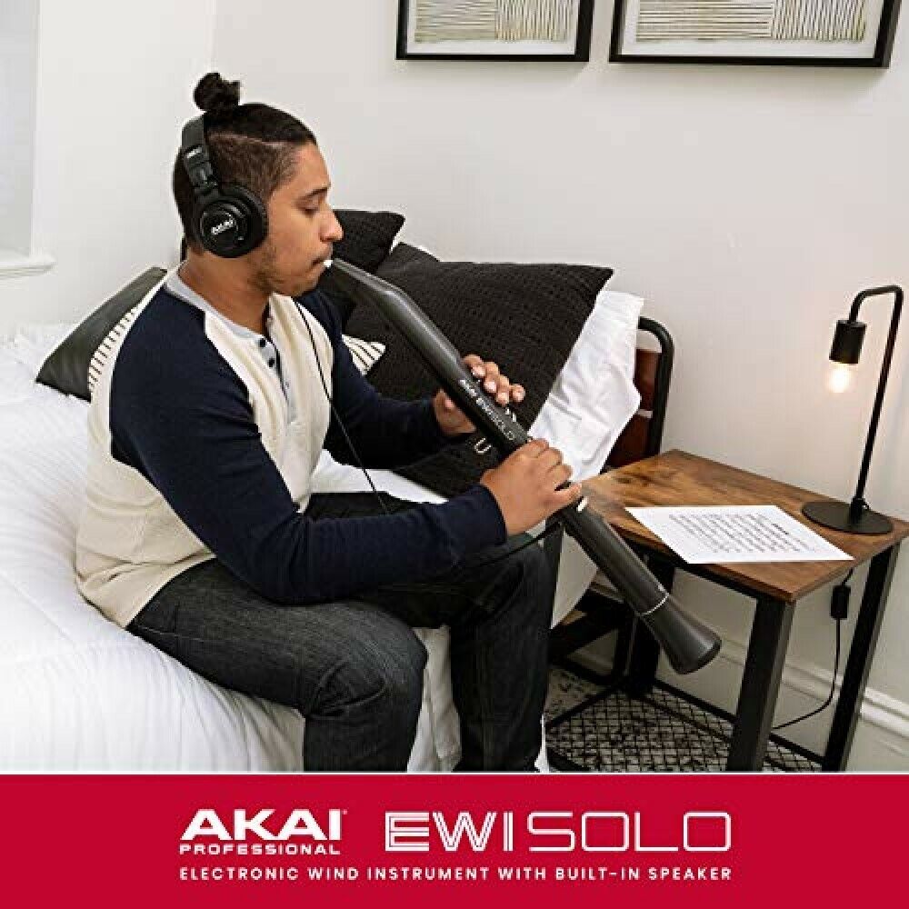 Akai Professional EWI SOLO Electronic Wind Instrument w/ Built-in Speaker Black - Fresh Stock Dated December 2025