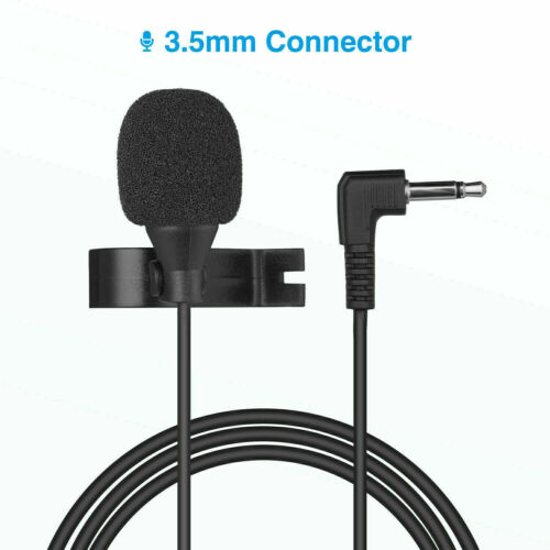 Professional Car Audio External Microphone 3.5mm Jack Plug Wired For Auto PC - Fresh Stock Dated January 2026