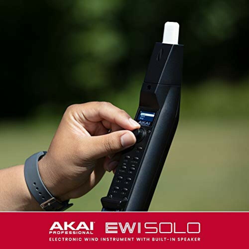 Akai Professional EWI SOLO Electronic Wind Instrument w/ Built-in Speaker Black - Fresh Stock Dated December 2025