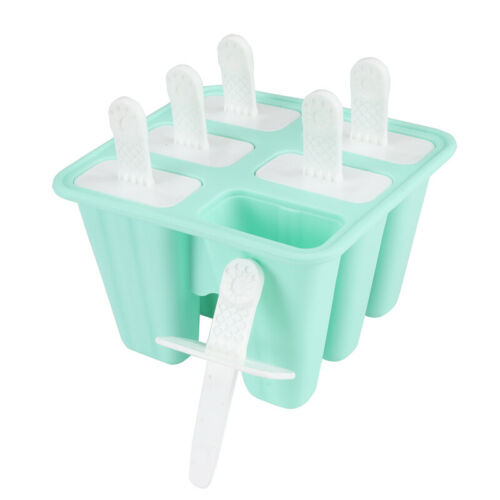 Ice Cream Popsicle Frozen Mold Silicone Lolly Pop Maker Mould Ice Tray Cover Lid - Fresh Stock Dated February 2026