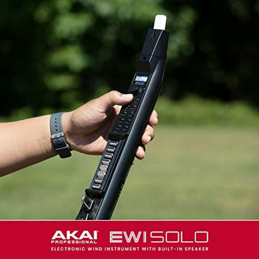 Akai Professional EWI SOLO Electronic Wind Instrument w/ Built-in Speaker Black - Fresh Stock Dated December 2025