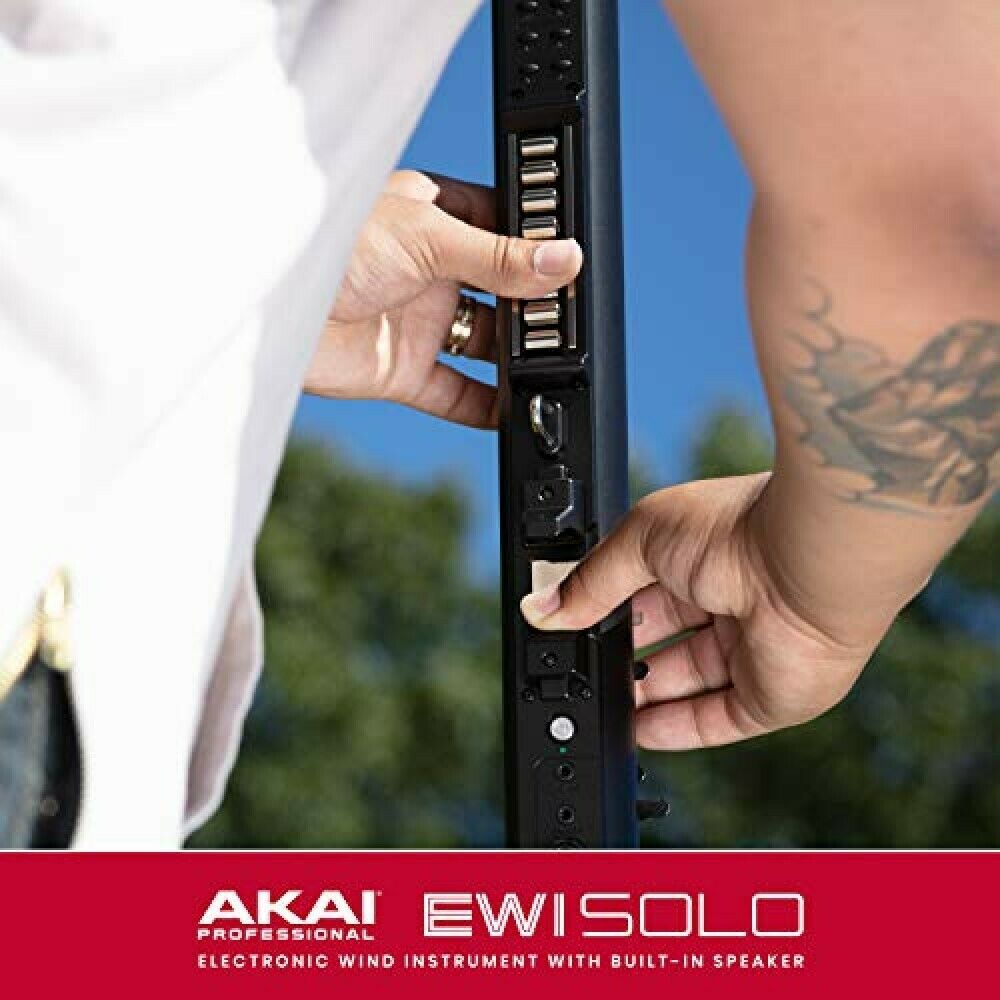 Akai Professional EWI SOLO Electronic Wind Instrument w/ Built-in Speaker Black - Fresh Stock Dated December 2025