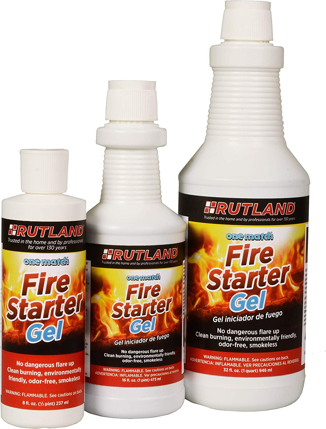 One Match Gel Fire Starter, 32 Fl. Oz. (Package May Vary) - Fresh Stock Dated December 2025