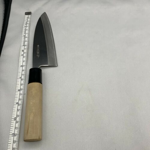 <Used> Japanese Chef's Kitchen Knife 濃州正宗 Santoku 155/290 From Japan SS670 - Fresh Stock Dated January 2026