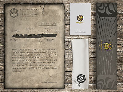 Kessaku 8-Inch Bread Knife - Samurai Series - High Carbon 7Cr17MoV Steel - Fresh Stock Dated January 2026