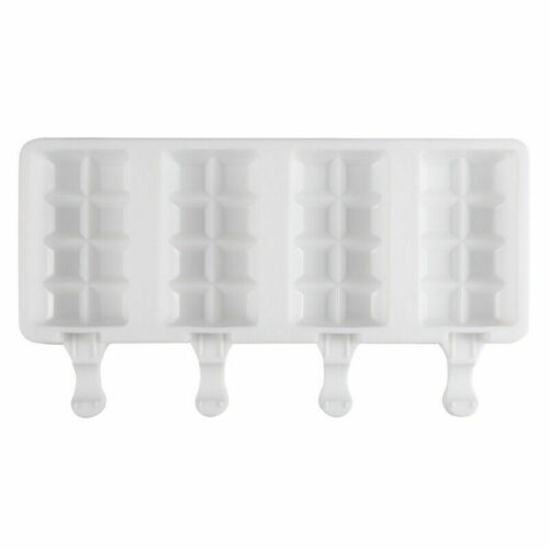 Ice Cream Mold Popsicle Molds Silicone 12 Cavities Homemade Maker Geometric Mold - Fresh Stock Dated February 2026