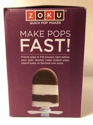 Zoku Single Quick Pop Maker Purple New In Box Complete W/Manual - Fresh Stock Dated February 2026