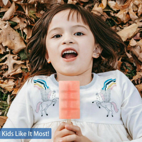 Ice Cream Mold Popsicle Molds Silicone 12 Cavities Homemade Maker Geometric Mold - Fresh Stock Dated February 2026