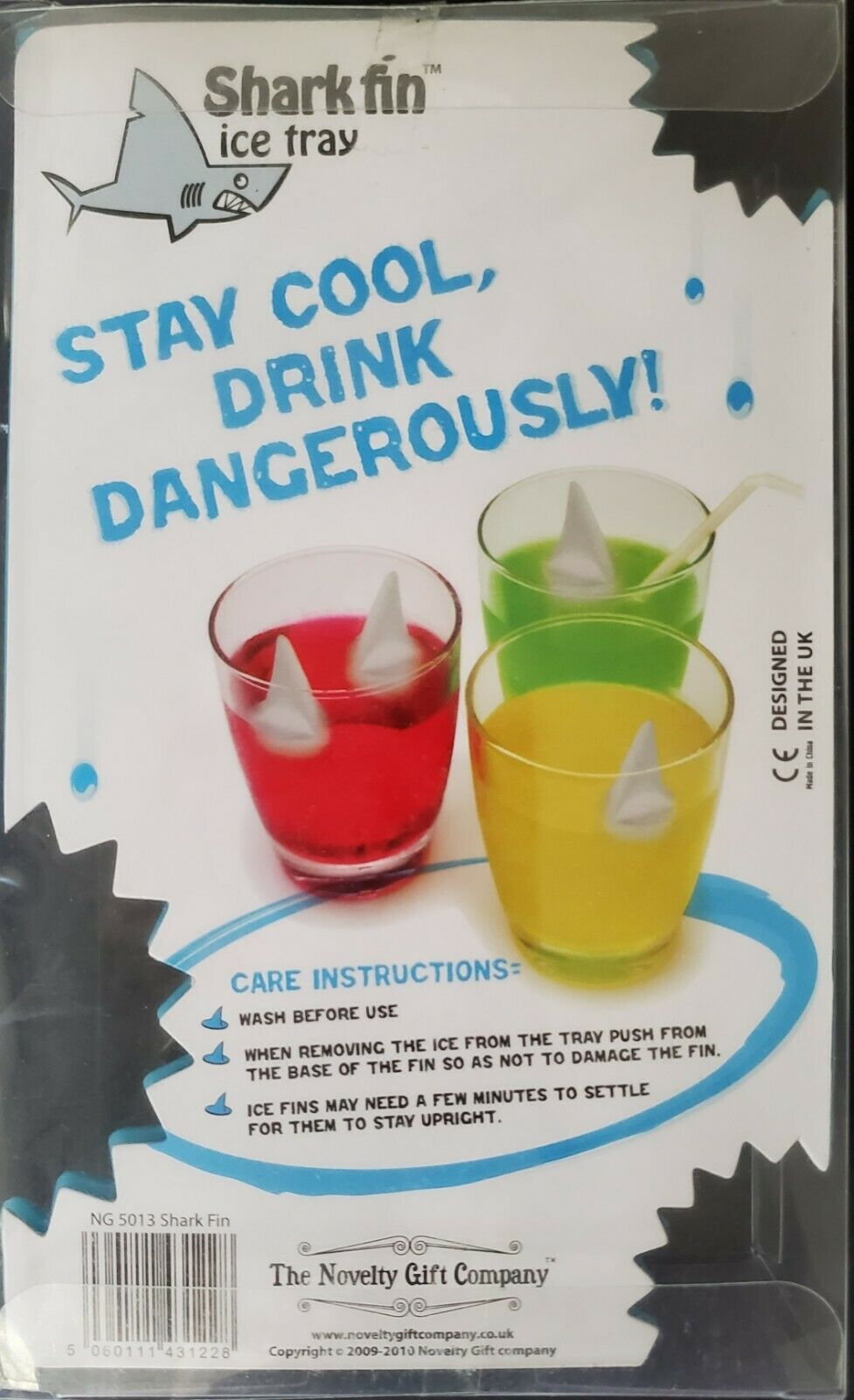 NEW! Shark Fin Mold Silicone Ice Tray - Fresh Stock Dated February 2026