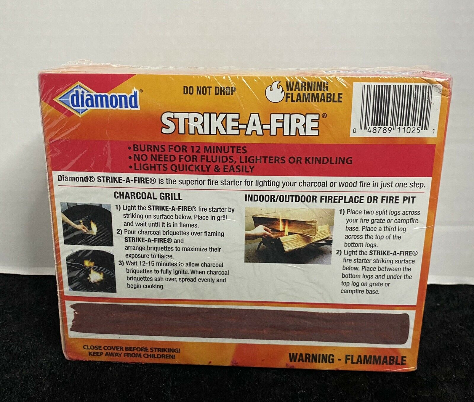 Diamond Strike A Fire Count Strike Fire Stick 48 Pieces Free Shipping - Fresh Stock Dated December 2025