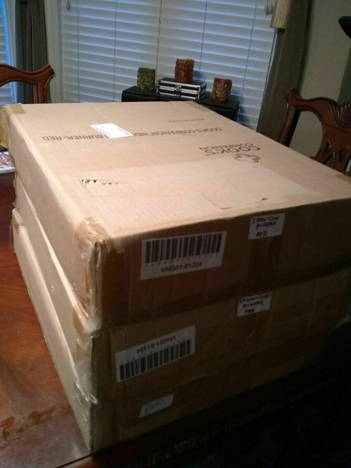 NEW Cooks Companion Induction Cooktop 1500W LED Programmable Cooker Merlot Red - Fresh Stock Dated February 2026