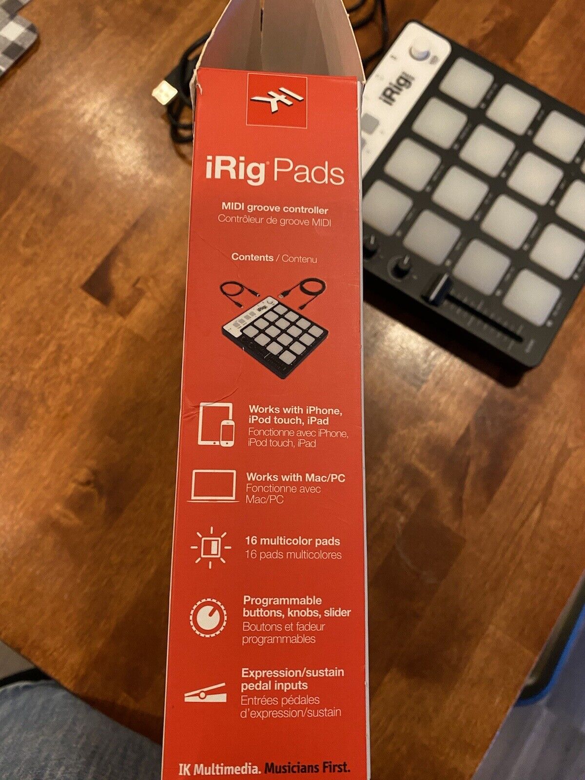 IK Multimedia iRig Pads MIDI Groove Controller for iPhone/iPad & Mac/PC - Fresh Stock Dated December 2025