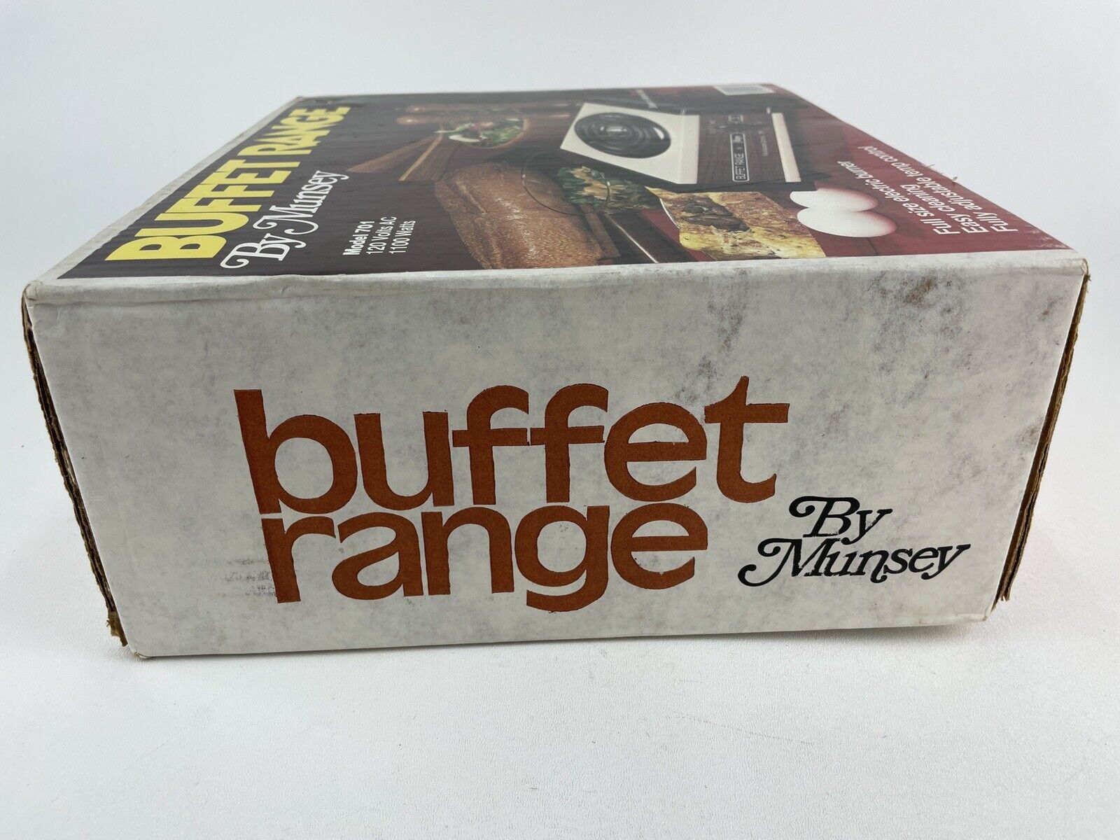Vintage Munsey Buffet Range Single Full Size Electric Burner 1100 Watt Model 701 - Fresh Stock Dated February 2026