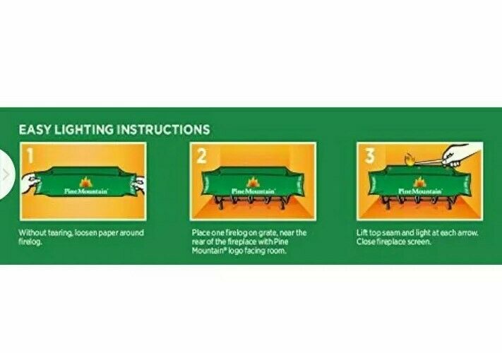 Pine Mountain Traditional Firelog, 2-Hour Burn Time, Fire Wood - Fresh Stock Dated January 2026