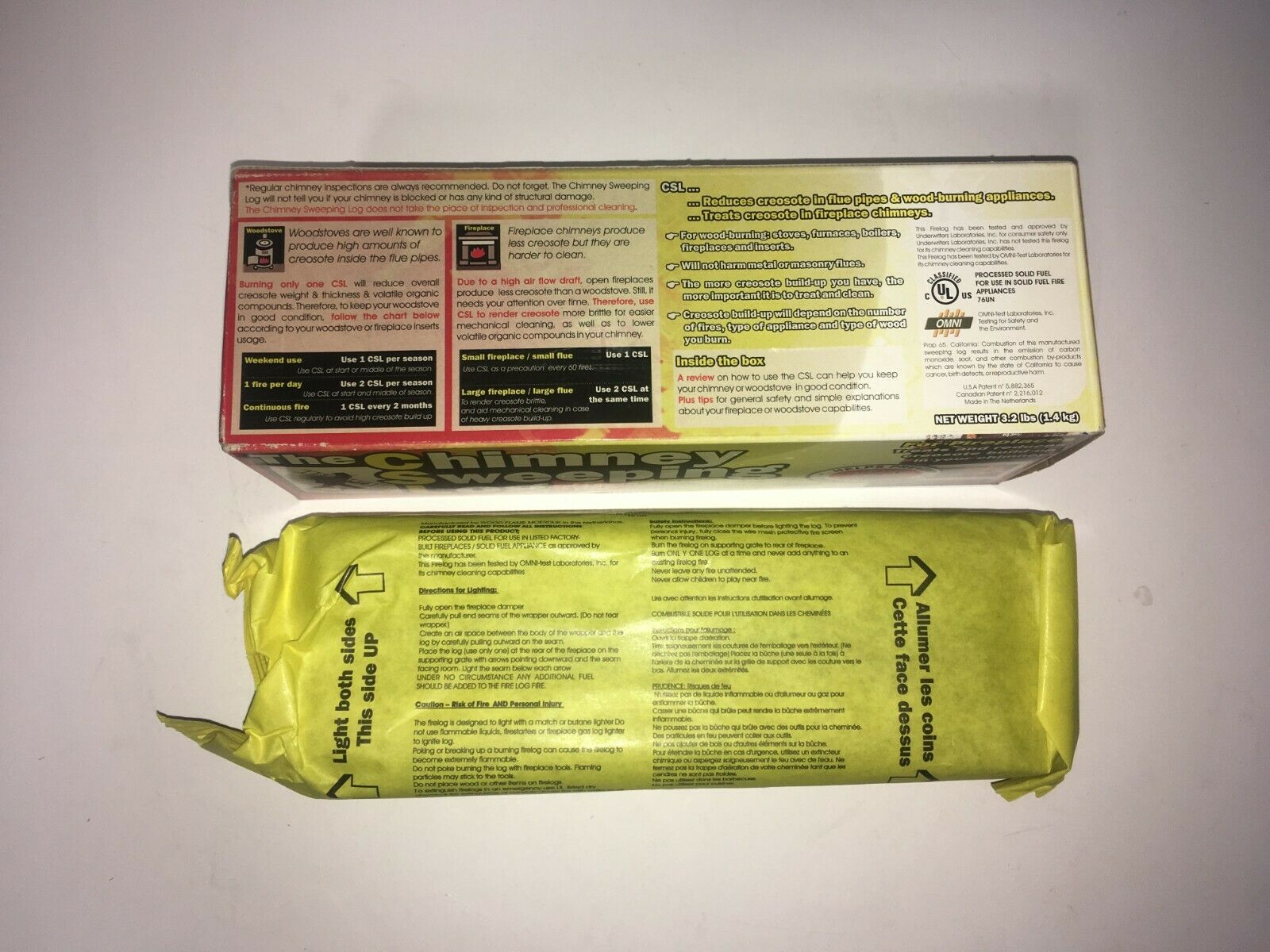 CSL The Chimney Sweeping Log - Fresh Stock Dated December 2025