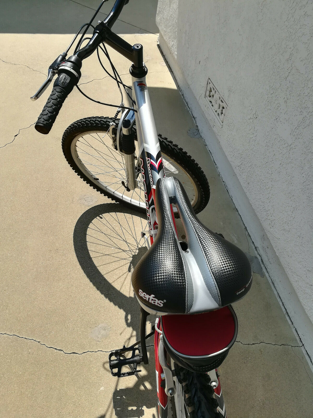 Used Men's Nishiki Bravo Shimano Mountain Bike, Red & Black Bike Sport Bike - Fresh Stock Dated December 2025