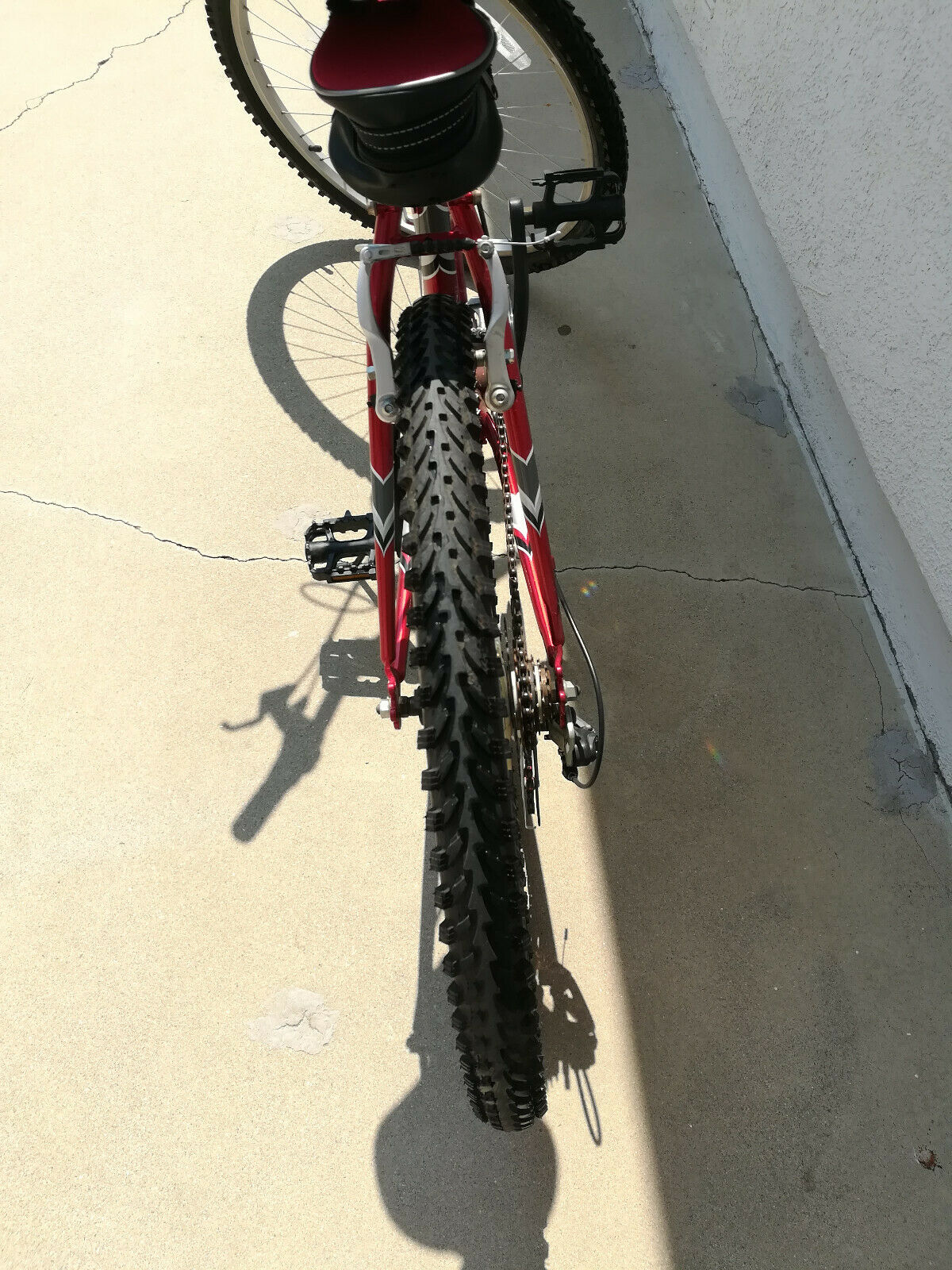 Used Men's Nishiki Bravo Shimano Mountain Bike, Red & Black Bike Sport Bike - Fresh Stock Dated December 2025