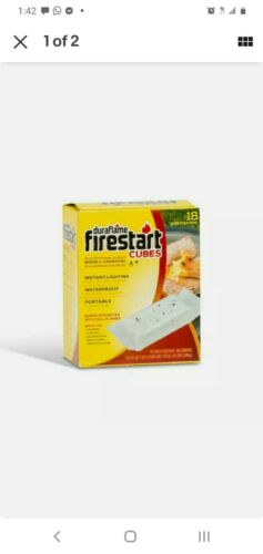 DURAFLAME FIRE STACKS 18 Pack Firestarters, Start Fires Fast & Easy No Mess - Fresh Stock Dated December 2025