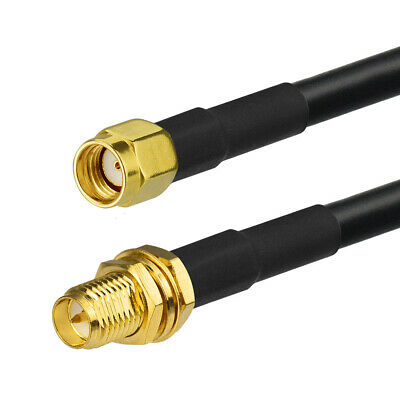 3m/10ft Antenna Extension Cable, RP-SMA Male to Female connector for TP-LINK - Fresh Stock Dated December 2025