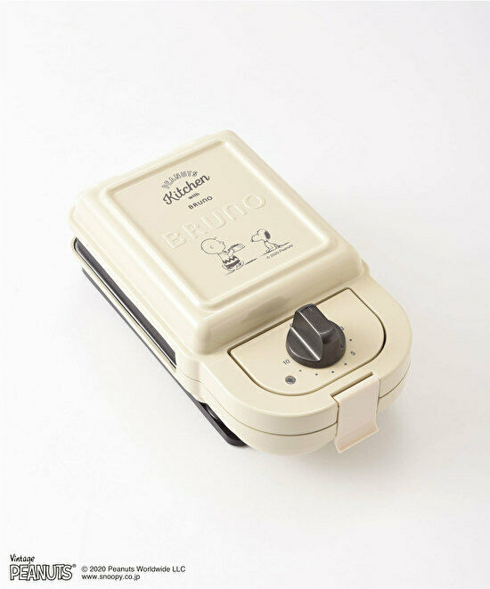 Peanuts Snoopy BRUNO Hot Sand Maker single BOE068-ECRU 100V Japan Domestic New - Fresh Stock Dated February 2026