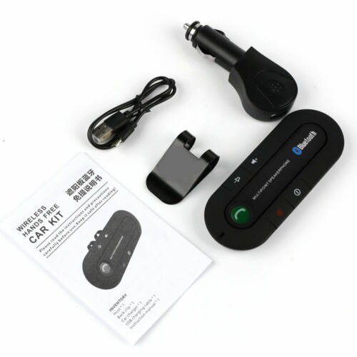 Wireless Bluetooth 4.1 Hands Free Car Kit Speaker phone Speaker Visor Clip Phone - Fresh Stock Dated January 2026