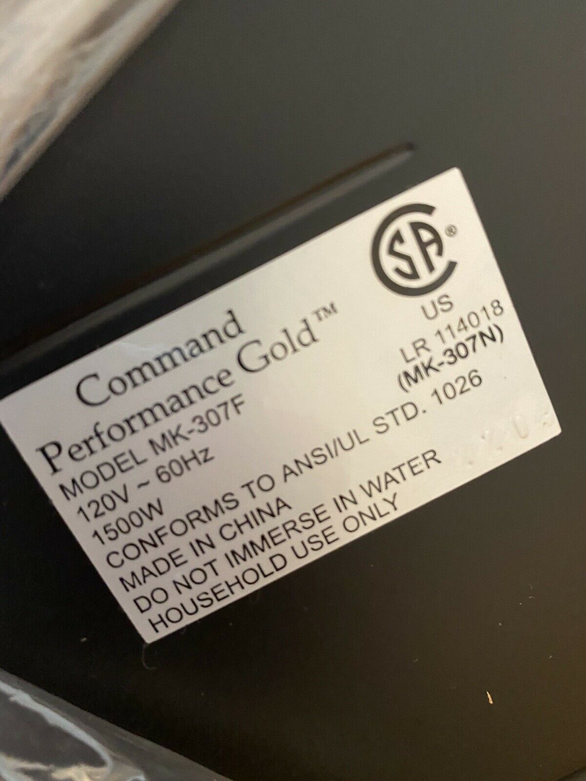 Command Performance Gold Silver Double Burner Portable Buffet Range MK-307 New - Fresh Stock Dated February 2026