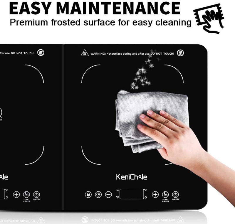 quemador de encimera eléctrico de inducción doble control pantalla táctil cocina - Fresh Stock Dated February 2026