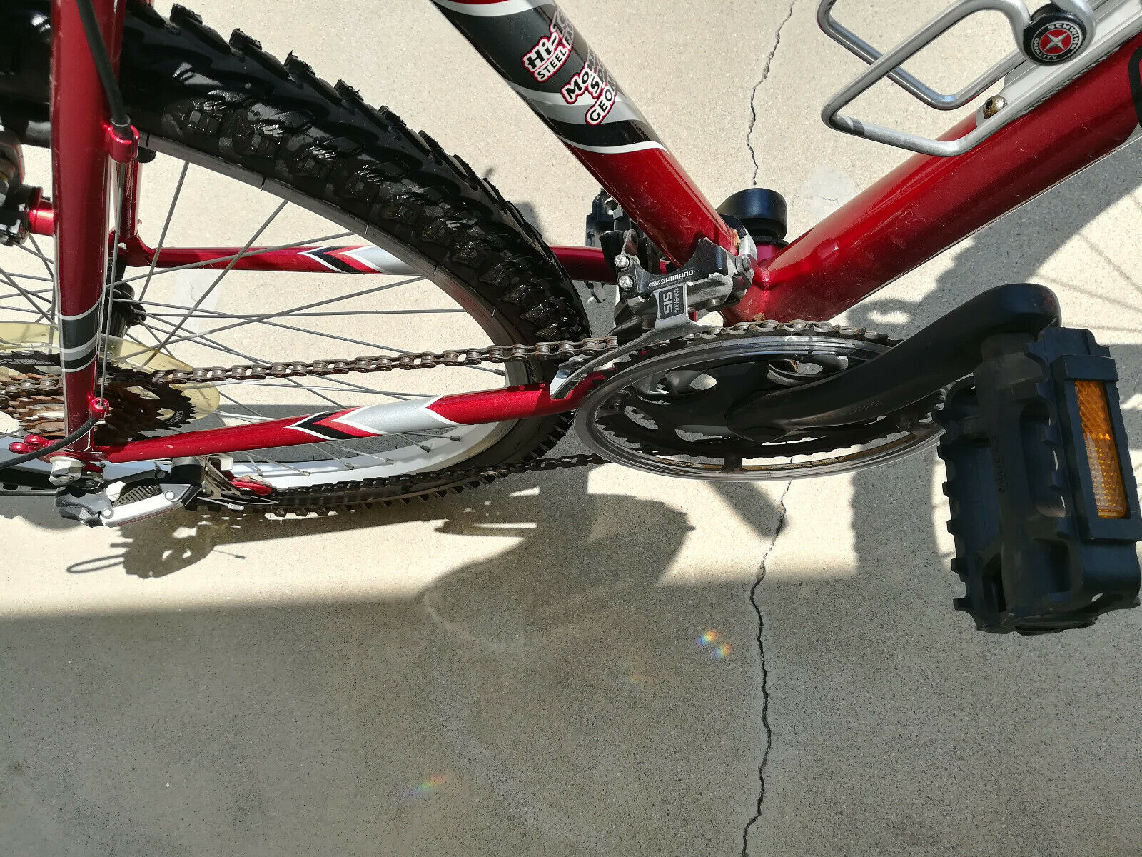 Used Men's Nishiki Bravo Shimano Mountain Bike, Red & Black Bike Sport Bike - Fresh Stock Dated December 2025