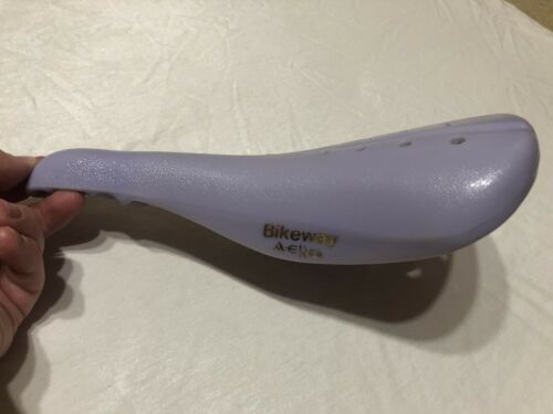 UNUSED LAVENDER BIKEWAY AERO VELO SEAT OLD SCHOOL BMX Gt Dyno Style - Fresh Stock Dated December 2025